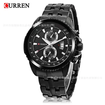 

PopularNew Style Gift MEN'S Watch Alloy Men Single Calendar Watch Waterproof Men's Business Quartz Watch