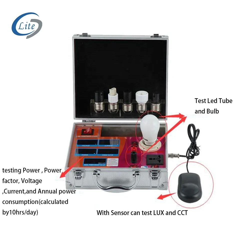 bold Bugsering rutine Portable Led Tester Lux Cct Dimmer Power Meter Led Bulb Demo Case Led  Lighting Testing Equipment - Tool Parts - AliExpress