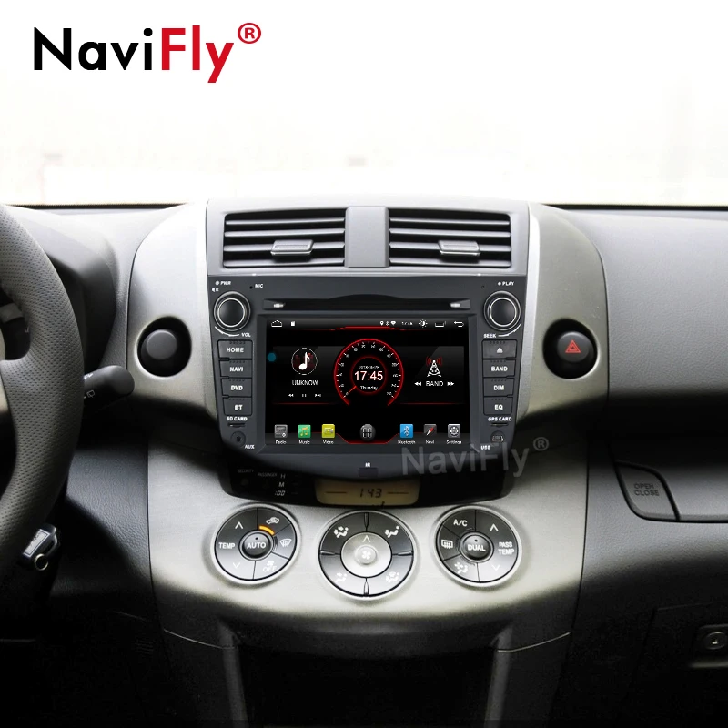 Clearance Android 9.0 Bluetooth Car DVD CD Player For toyota rav4 2007 2008 2009 2010 2011 Car Multimedia gps navigator DVR 5