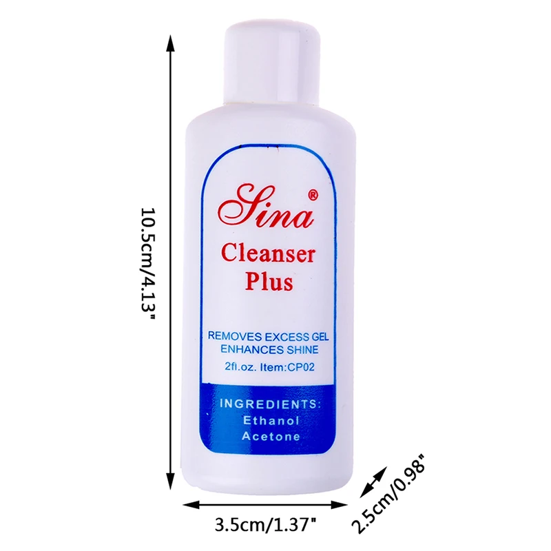 Liquid Surface Sticky Degreaser Liquid Surface Sticky Degreaser Nail UV Gel Polish Excess Remover 60ML Cleanser Plus Layer Residue Nail Art Acrylic Clean