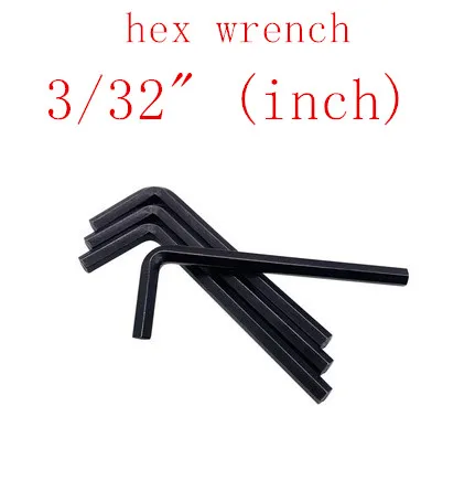 100pcs 3/32" inch steel with black hex allen key wrench spanner hand tool | Инструменты