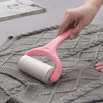 

Hair Remover Pet Hair Sticky Roller Brush Tearable Clothes Lint Cleaner Manual Lint Roller Household Clothes Cleaning Tool