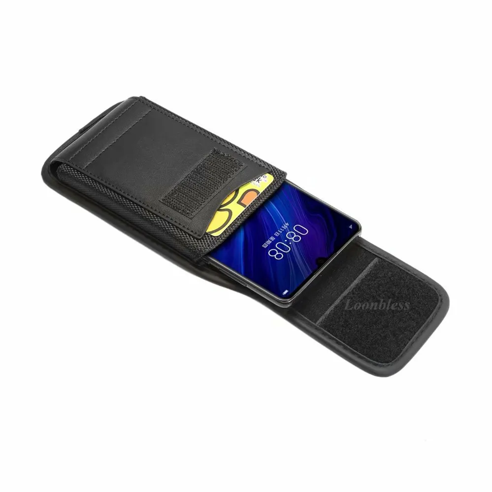 Универсальный чехол кожаный+ нейлоновый тканевый чехол для телефона iphone XR XS X 5 6 6S 7 8 plus Max поясная сумка Зажим для ремня чехол для телефона