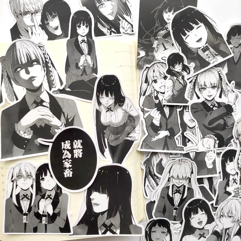 

50PCS Horror girl anime Stickers Crafts And Scrapbooking stickers book Decorative sticker DIY Stationery