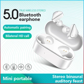 

UTHAI D21 TWS Wireless Bluetooth Headset 5.0, HD Stereo Wireless Headphone, Noise Reduction Gaming Headset with Microphone