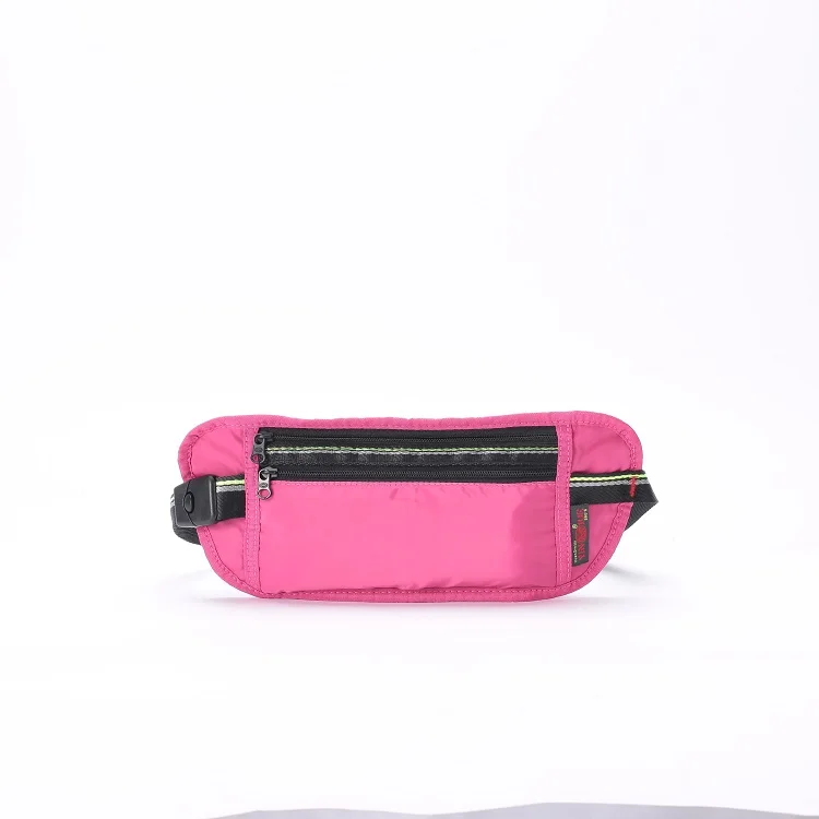 YINJUE sports waist bag neutral outdoor travel running Hip Waist pack Soft nylon 6 phone women gym Fitness Fanny pack waistbags
