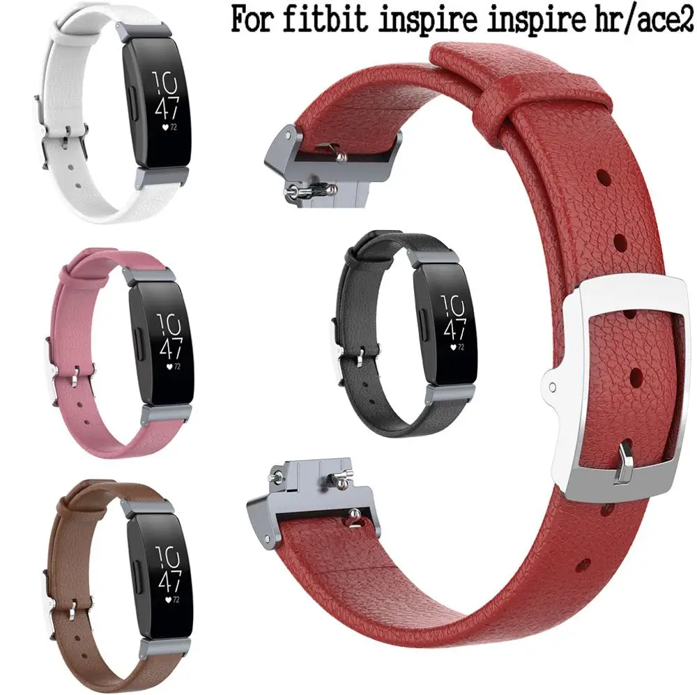 Топ продаж для fitbit inspire Band кожаный сменный Браслет для fitbit inspire hr ремешок аксессуары для часов ремень inspire браслет