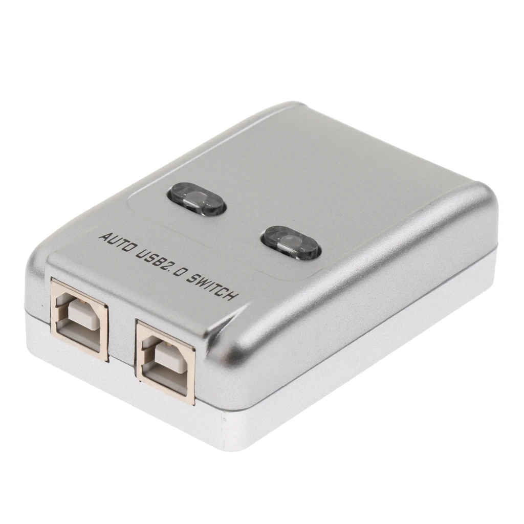 USB 2,0 переключатель обмена 1 в 2 из переходник для ПК, принтер сканер, жесткий диск, проектор