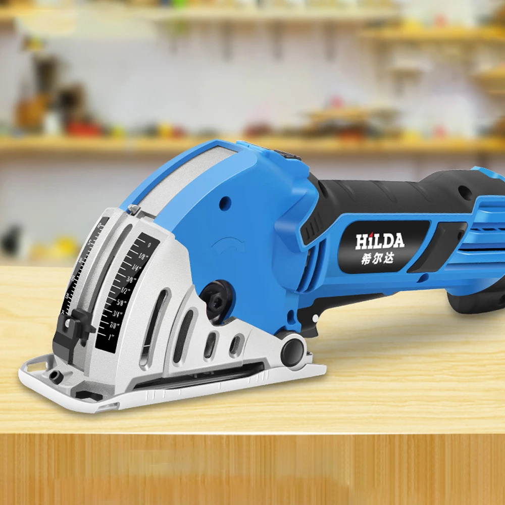 

Multifunctional Universal Acrylic JD3522C HILDA 500W Electric Mini Circular Saw Power Hand Woodworking