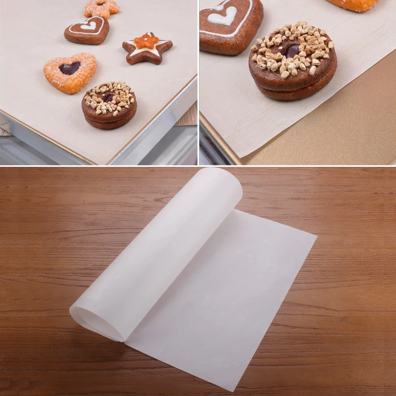 Silicone Baking Mat 40*60cm/30*40cm Reusable Heat-Resistant Baking Mat Sheet Oil-proof Paper Baking Oven Pad Non-stick Kitchen Tool