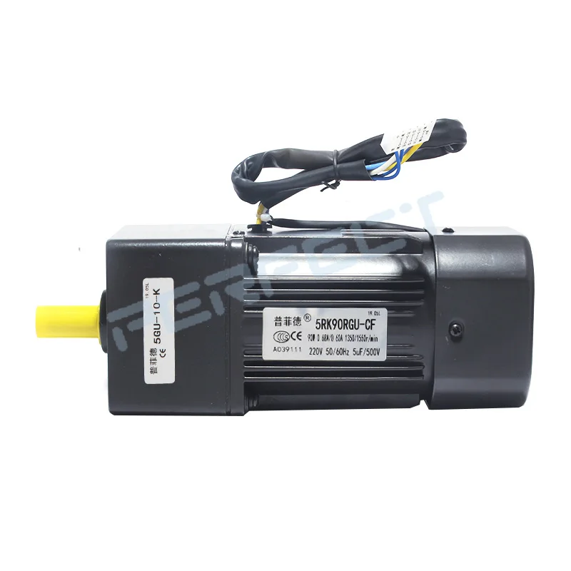 5RK90GU-CF 220V AC мотор-90 Вт индукционный небольшой машина 2,7/4,5/6,9/9/12,5/18/22/27/33/45/54/67/90/108/135 /180/225/270/450r