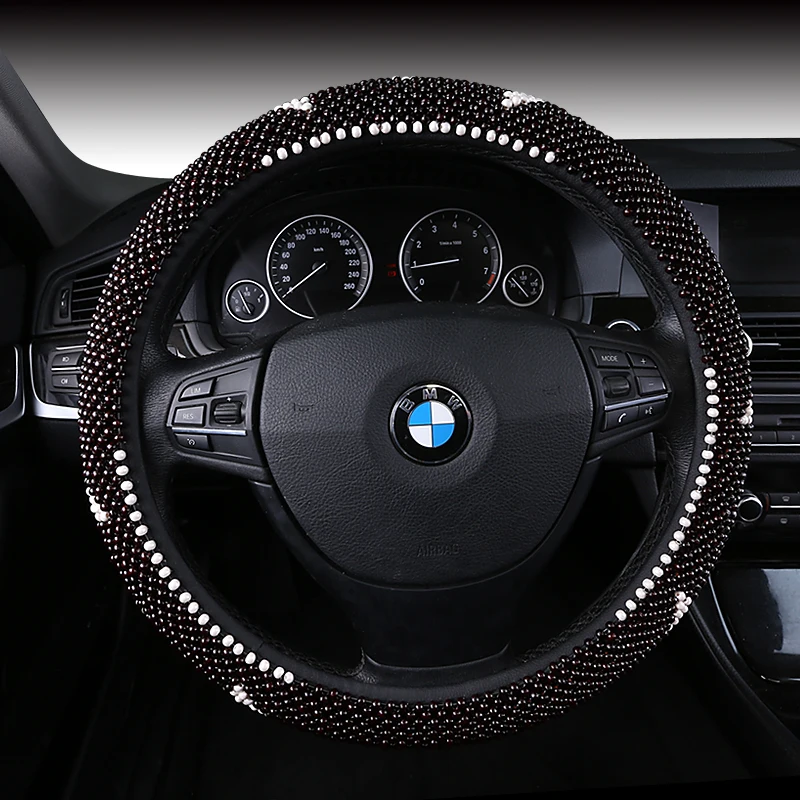 

Message car steering wheel cover wood beads car steering-wheel cover protector for nissan honda ford renault volvo bmw