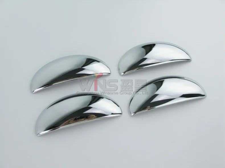 Хромированная накладка на дверную ручку для peugeot 206 CITROEN C2, 4 шт., аксессуары для тюнинга автомобиля, украшение из АБС-пластика