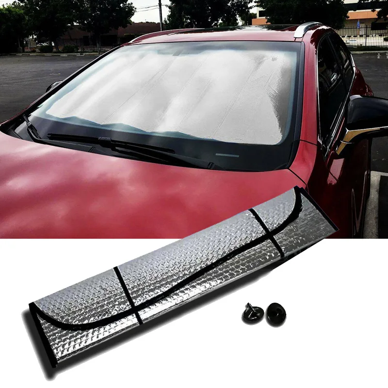 Лобовое стекло Солнцезащитный козырек щит Солнцезащитная пленка пластина Светоотражающая Складная защитная накладка Запчасти Аксессуары