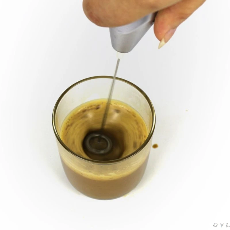 Electric Mixer Milk Beater Double Head Coffee Frother Foamer Machine Stainless Steel For Home Kitchen &