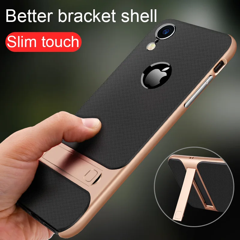 Модный противоударный бампер прозрачный силиконовый чехол для iPhone X XS XR XS Max 8 7 6 6S Plus Прозрачная защитная задняя крышка