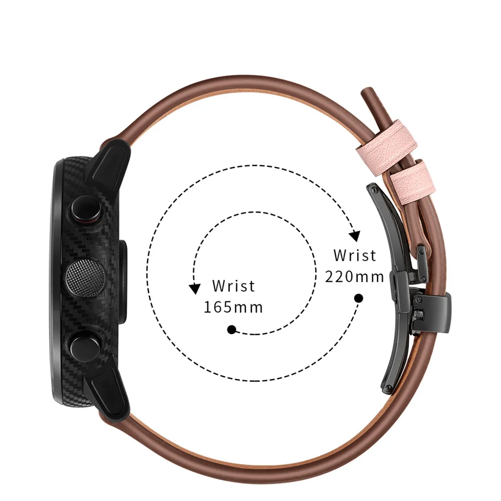 Replacement Wristband Luxury Leather For Xiaomi Huami AMAZFIT 2/2S Stratos Watch NEW fashion solid buckle watch band