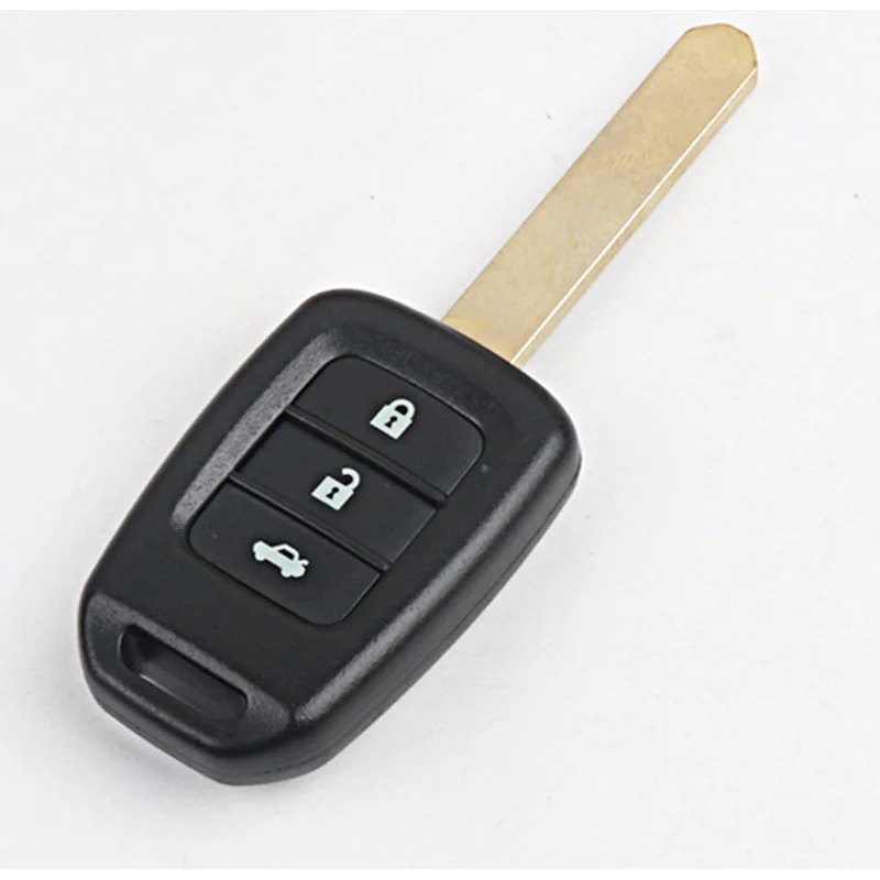 DAKATU 2/3 кнопки дистанционного ключа оболочки для Honda Accord CR-V FIT XRV VEZEL CITY JAZZ CIVIC HRV FRV дистанционного ключа чехол Fob