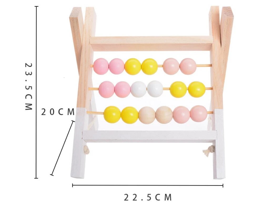 Персонализированные скандинавский Декор деревянные игрушечные счеты для современной детской вдохновляющий декор для детской комнаты ручной работы с безопасным эко-подарком