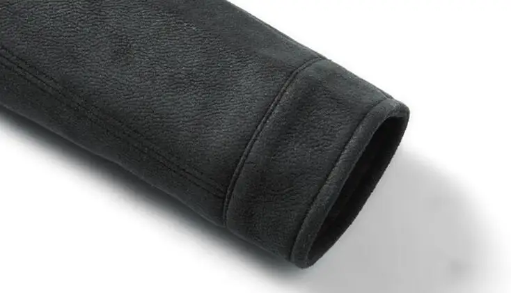 Модные мужские Кожаные Замшевые меховые пальто зимние куртки из овечьей шерсти теплая верхняя одежда пальто мужская одежда плюс размер christmas Рождественский подарок