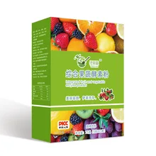 Free Shipping Integrated Fruit and Vegetables Enzyme Powder Probiotics Solid Drink Fruit Enzyme 5g*15pcs/box