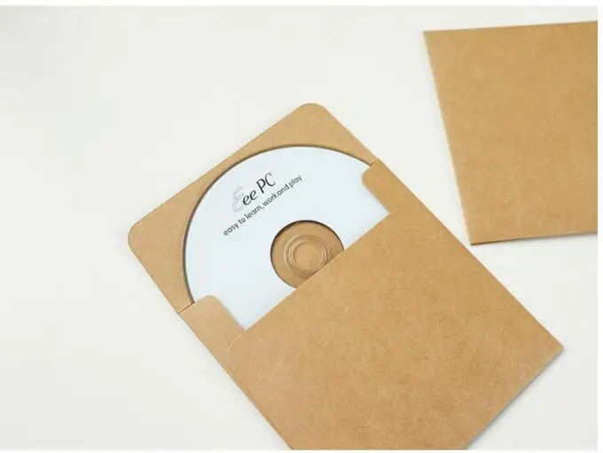 5 шт./лот Винтаж CD оптический диск конверт крафт-бумага CD сумка DIY конверт свадебный