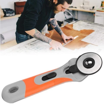 

45mm Roller Wheel Round Cutter Tailor Cutter Quilting Sewing Fabric Cutting Craft Tool QJS Shop