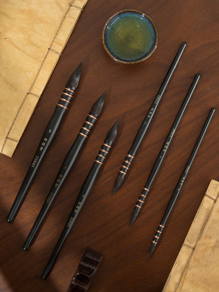 ZY TANG 22RQS круглый Quill беличий ворс Акварельная кисть, акварельная краска, акварельные кисти
