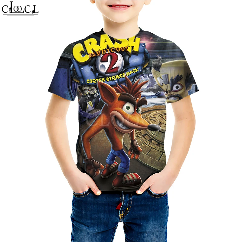 Kids T shirt 4 Детские футболки для мальчиков и девочек с объемным принтом; классические повседневные футболки с аниме для подростков; топы для малышей - Цвет: Kids T shirt 4