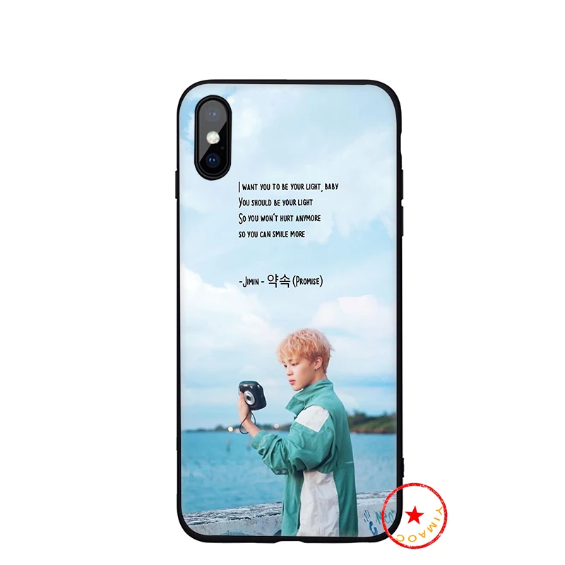 Мягкий силиконовый чехол для телефона Park Jimin K Pop для iPhone 11 Pro Xs Max X или 10 8 7 6S Plus 5 5S SE Xr 6 Plus 7Plus 8 Plus - Цвет: 7