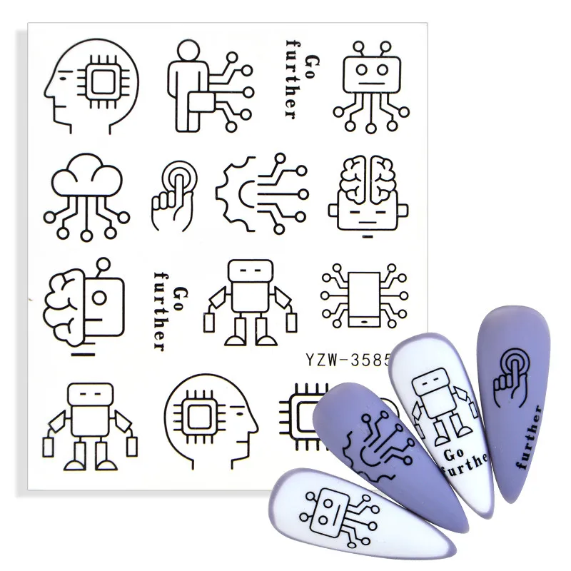 1 шт. с рисунком робота из мультфильма виниловые наклейки на стену женские уход за