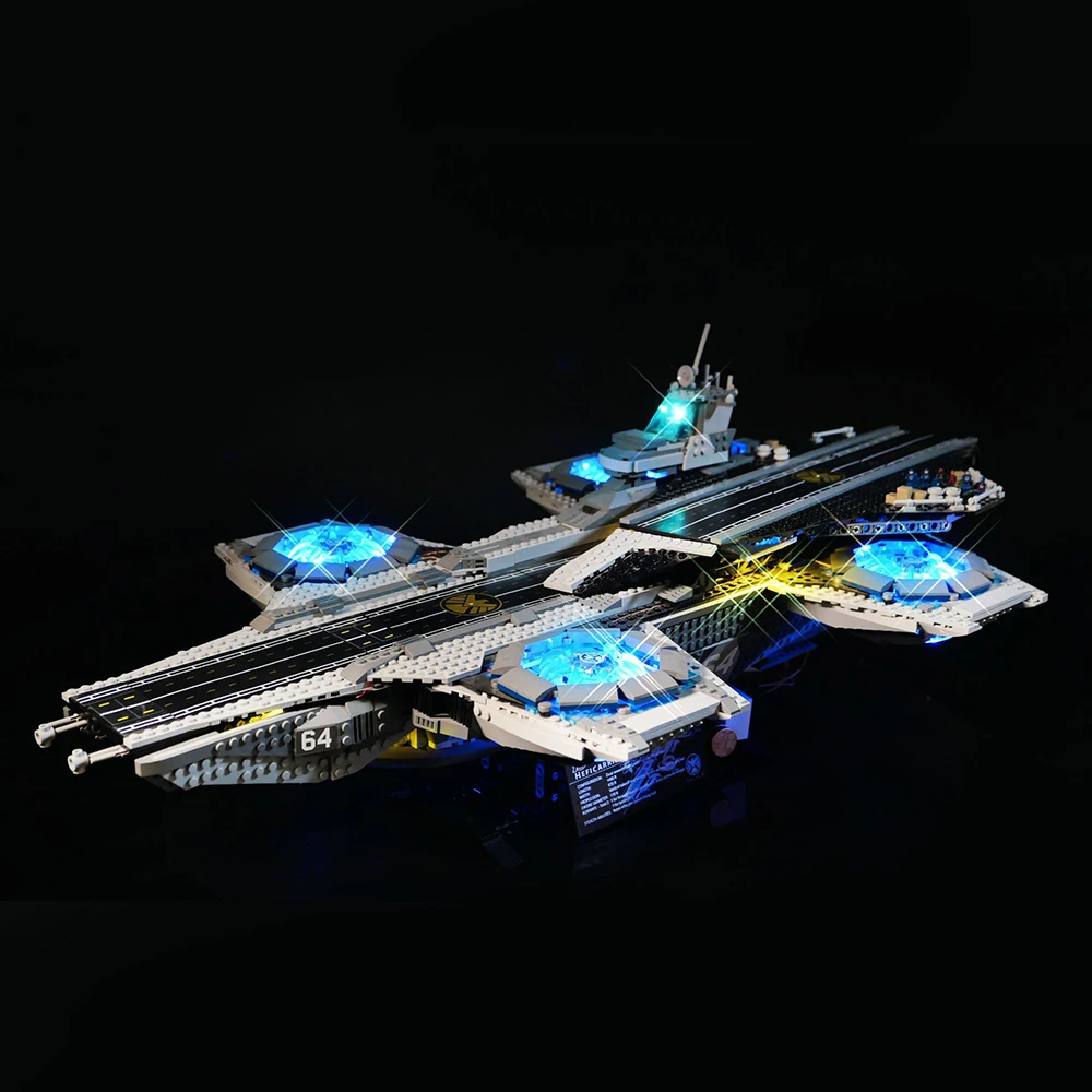 Набор светодиодсветильник онарей MOC для lego 76042 7043 щит геликарьер строительные