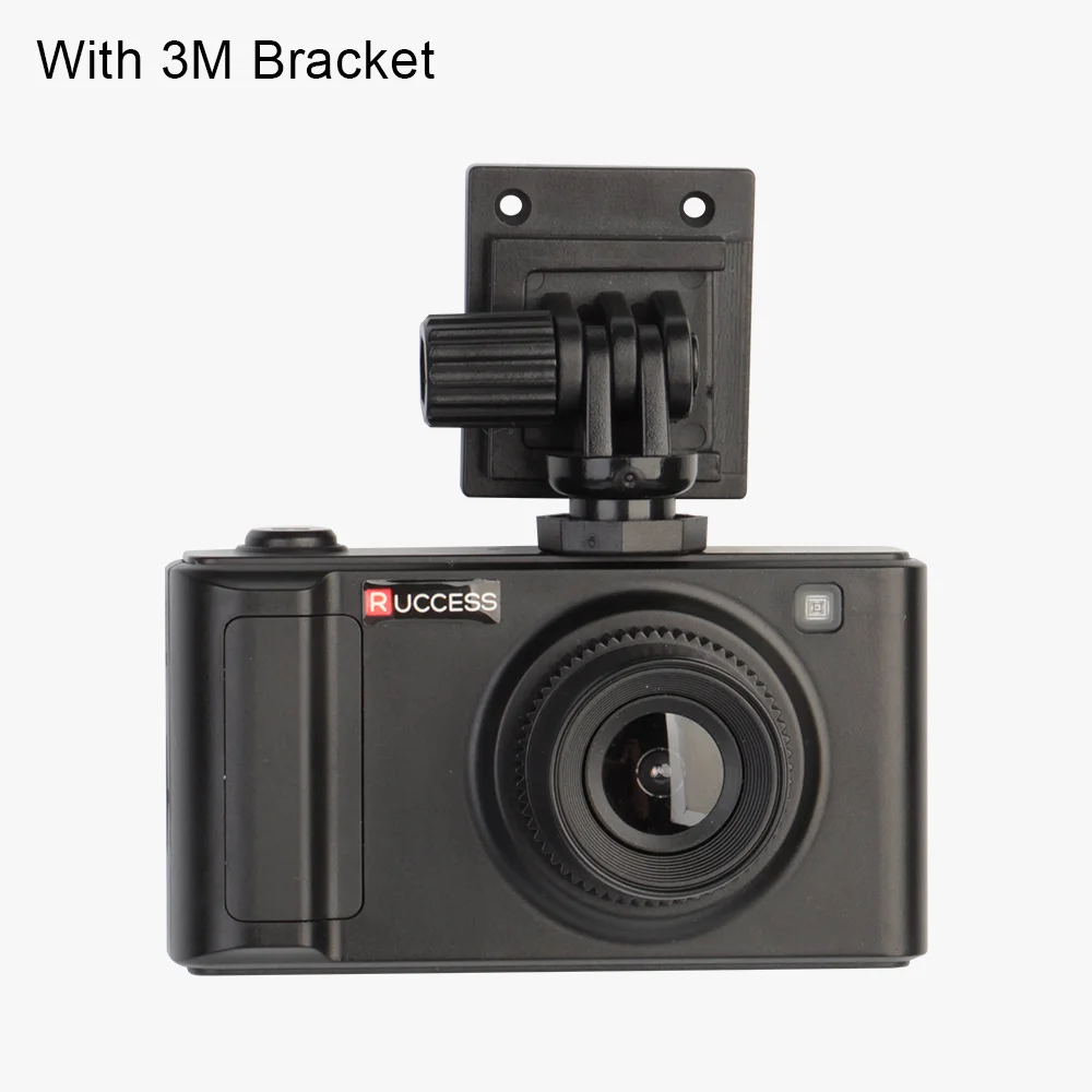 with 3M bracket RUCCESS DVR Full HD 1080P Автомобильный видеорегистратор камера видеорегистратор 2,0 дюймов Мини Автомобильная камера видеорегистратор ночное видение 150 градусов WDR Dashcam - Название цвета: with 3M bracket