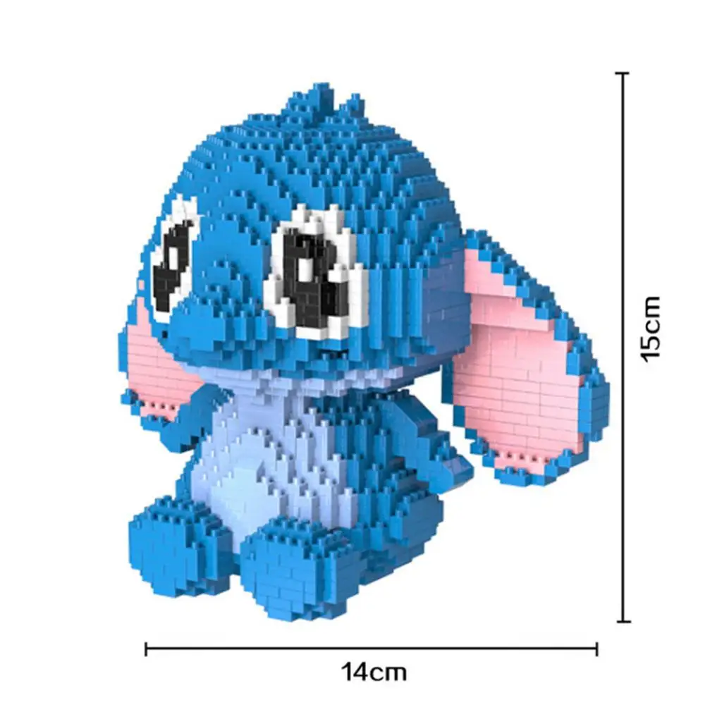 hot LegoINGlys creators classic American cartoon Stitch Point Angie model mini micro diamond blocks nano bricks 3
