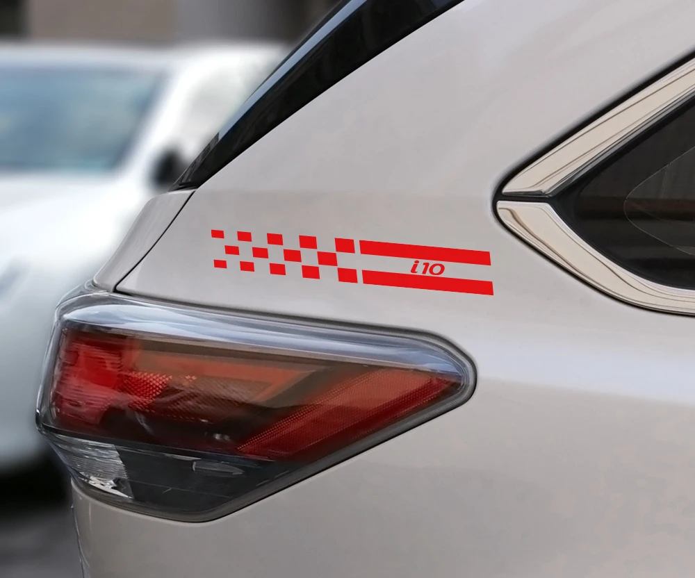 2PCS Auto Window B Pillars Trim Covers Sticker Car Column External Decorative Car Decal Stickers For Hyundai i10 Car Accessories (6)