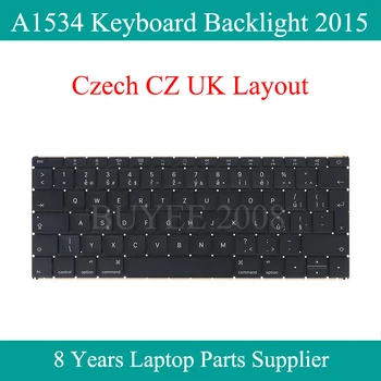 

Laptop 12" CZ UK Layout A1534 Czech Keyboard Backlight 2015 Year For Macbook Air A1534 Keyboard Backlit Replacement