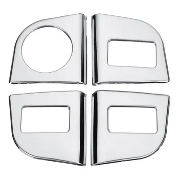 

Hot Car Armrest Button Switch Dashboard Outlet Vent Water Cup Holder Cover Cap Tirm Stainless Steel Sticker For Skoda Octavia A7