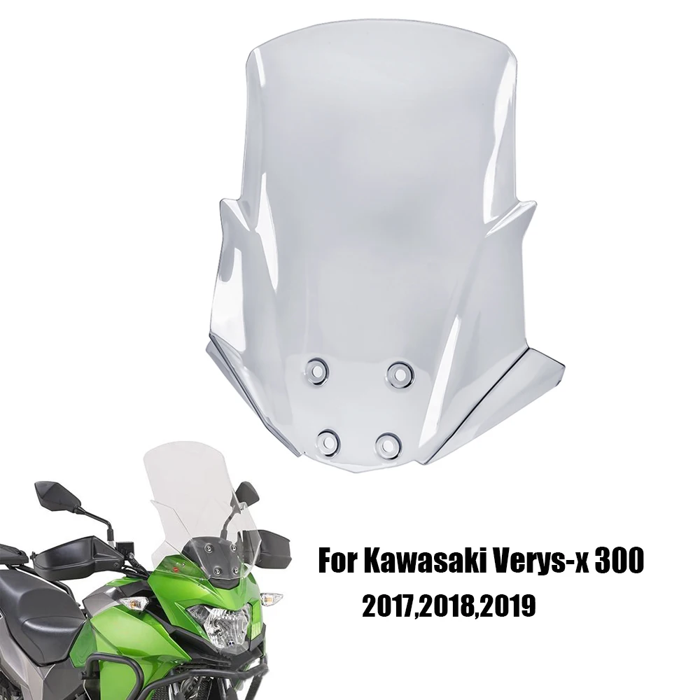 Ветровое стекло для Kawasaki verys-x 300 VerysX-300 VerysX-300 Verys X 300 Flycreen ветровые дефлекторы