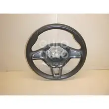 Рулевое колесо для AIR BAG(без AIR BAG), состояние – Б/У,, для Skoda Fabia 5J0419091QMH9 КОЖА 3 СПИЦЫ НЕ МУЛЬТИ 5J0419091Q