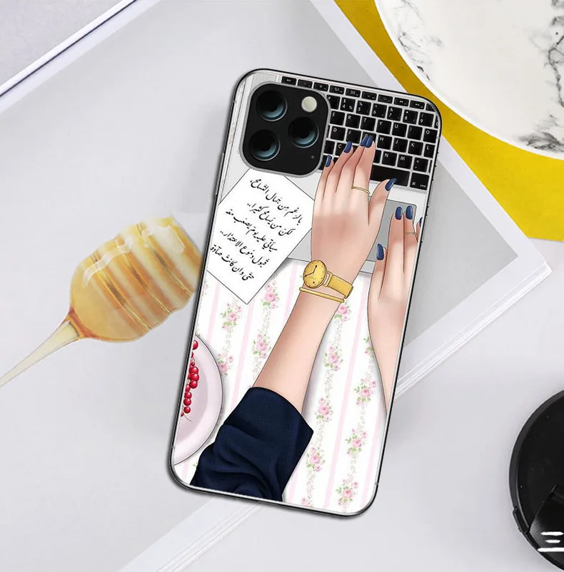 Черный шатенок для мамы и дочки для iphone 11 11PRO X XR XS MAX 5S SE 6S 7 8PLUS роскошный мягкий чехол из ТПУ