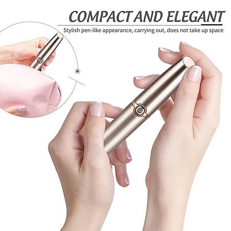 Mini Female Electric Portable Lipstick Shape Depilator Face Body Armpit Hair Removal Epilator Bikini Eye Brow Epilator 30