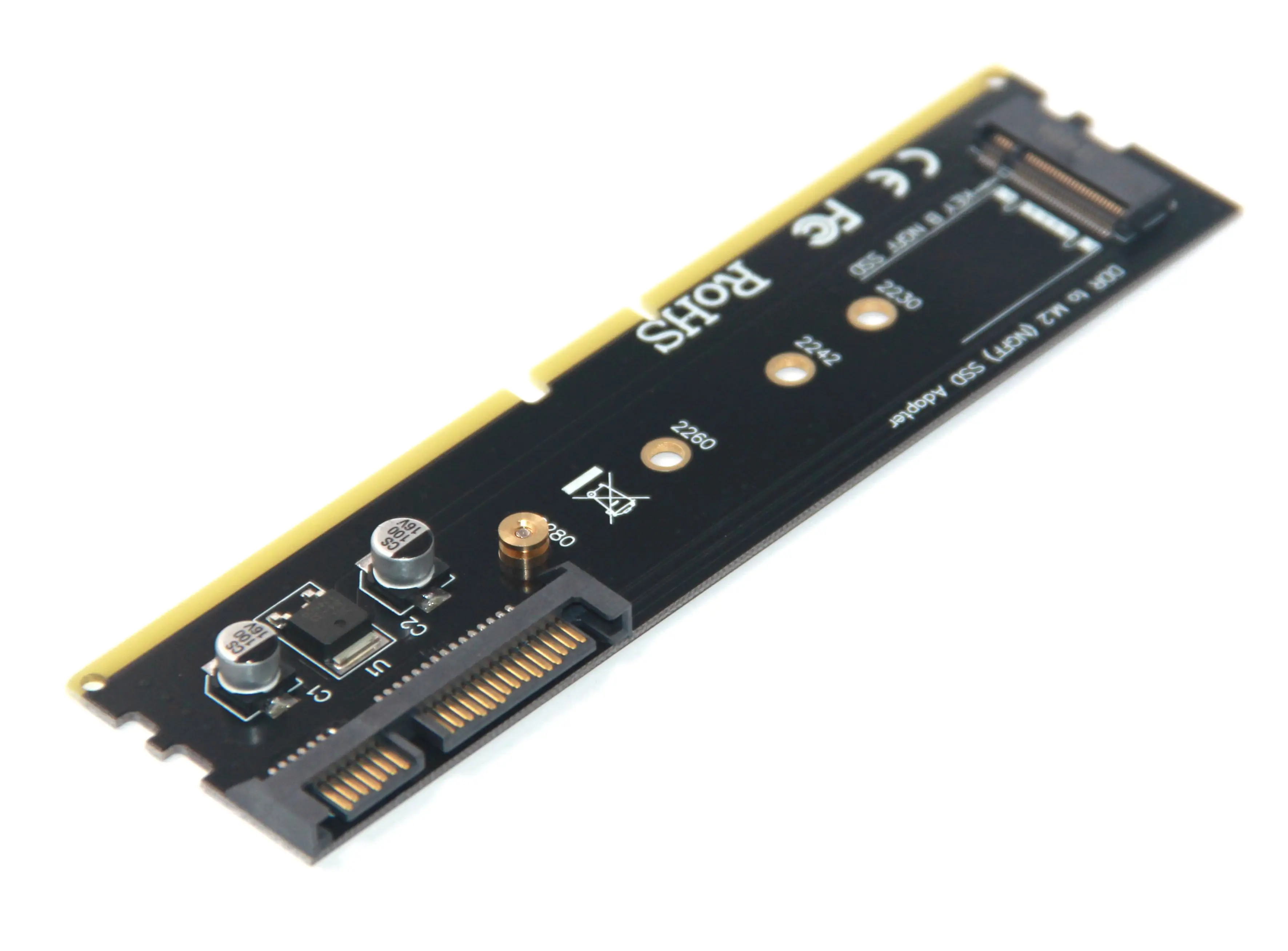 L DDR4 3 от 2 до M2 SATA SSD адаптер M.2 NGFF B Ключ Райзер карта 15Pin Power 7Pin порт передачи данных