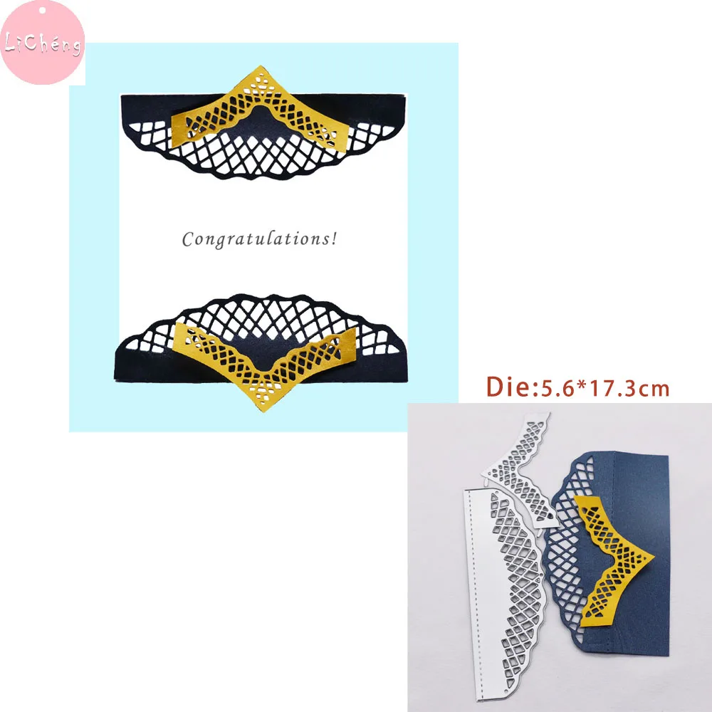 Металлические штампы с цветочной границей для скрапбукинга фотографий создание