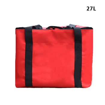 

Folding Durable Holder Waterproof Insulated Picnic Container Food Storage Oxford Cloth Strength Pizza Delivery Bag Takeaway