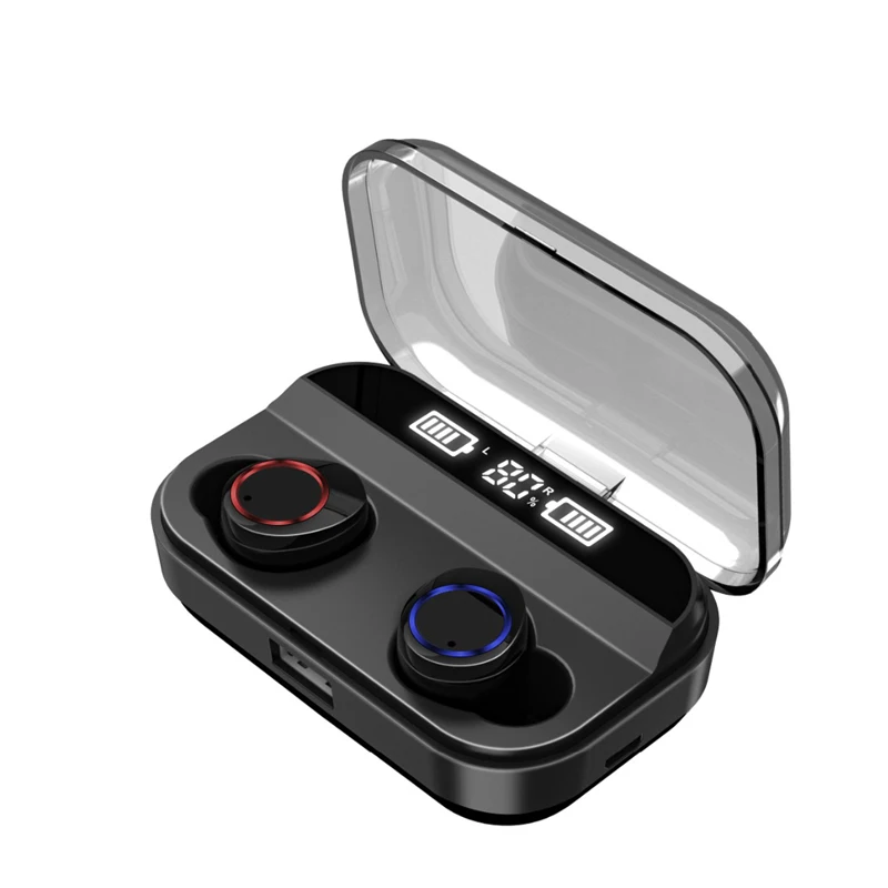 X11 наушники Bluetooth 5,0 с сенсорным управлением, спортивные стерео наушники, спортивный светодиодный дисплей, Bluetooth гарнитура, вкладыши, беспроводные наушники