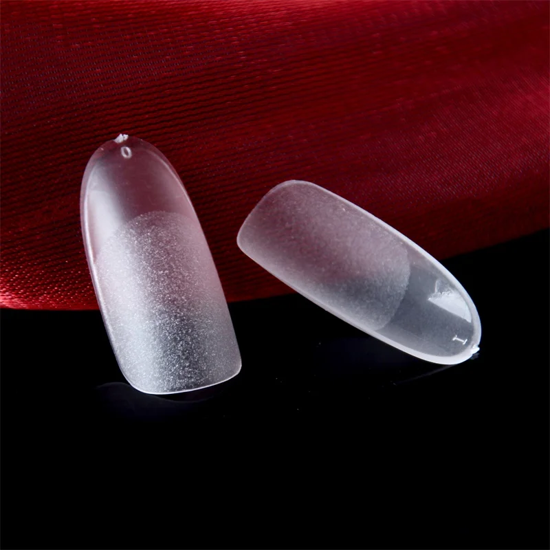 Dentro da Moda Pontas das Unhas Pontas do Dedo Fosco Áspero Falsas Unhas Gel Abs