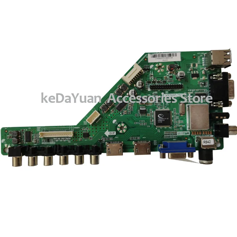 Тест работает для 32J1200 материнская плата T. VST69D. 756 рабочий экран C320X16-E3-H