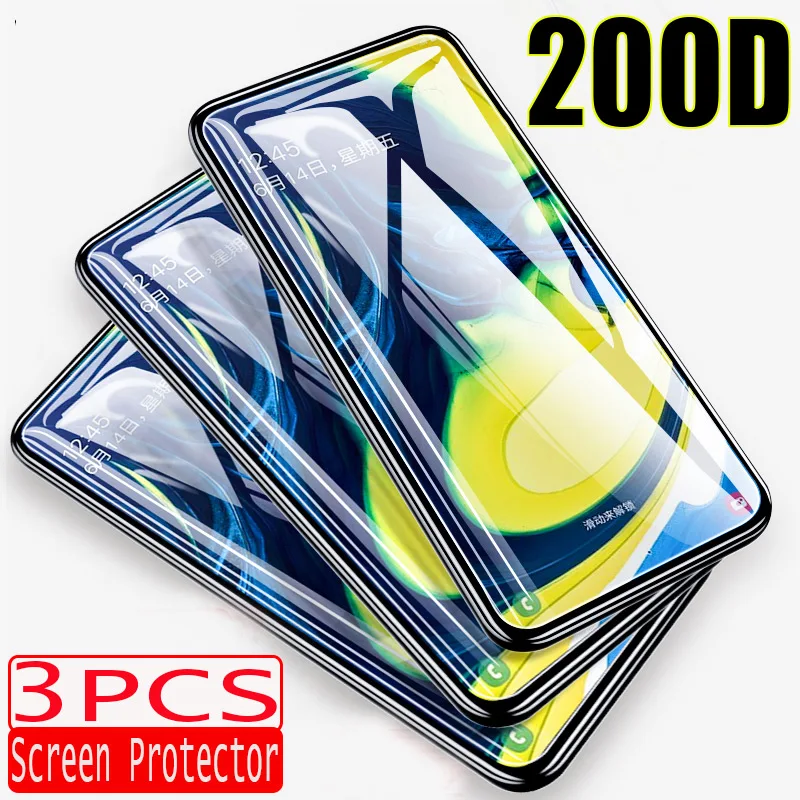 Защитное стекло закаленное для Samsung Galaxy A50/A10/A20/A40/A70/A8/A30/M10/M20/M30 3-1 шт. | Мобильные