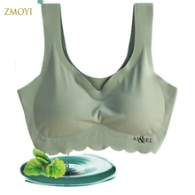 

S-XXL Ice Silk Sexy Fitness Push Up Bras Women Seamless Bra Stretch Comfor Underwear Bralette Female Intimate Lingerie Plus Size