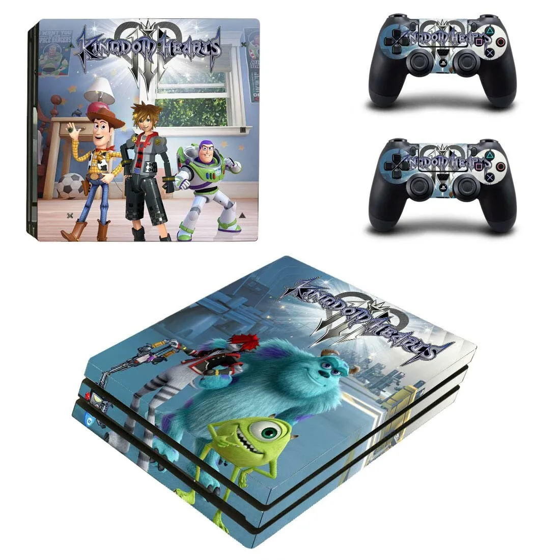 PS4 Pro стикер s Kingdom Hearts 3 Play station 4 Pro виниловые наклейки на кожу Pegatinas для playstation 4 Pro консоль и контроллер